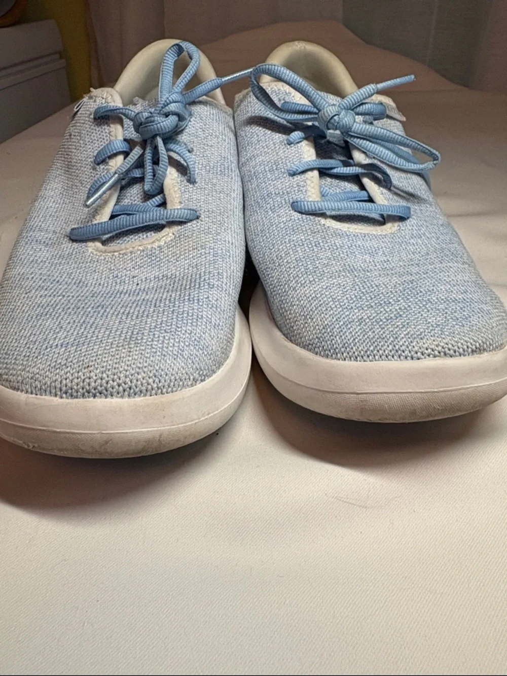 Kizik Light Blue Knit Athletic Slip On Sneakers Size 10.5 D
